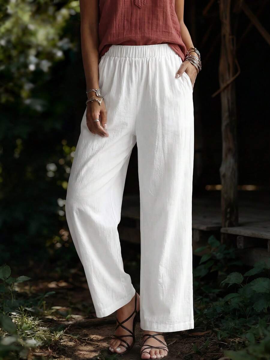 EMERY ROSE Women Pants - White - View 1
