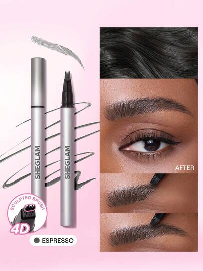 SHEGLAM Brow-Fection Micro-Stroke 直液眉筆-09 Espresso 品牌 美容 化妝 化妝品 適合女性與女孩 完美搭配夏季春季 Y2K 時尚 流行 生日 母親節禮物 假期 派對準備就緒 最佳顏色