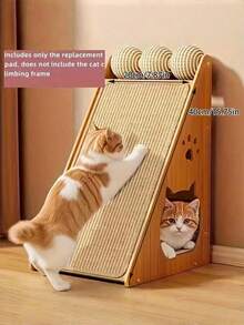 1. Trụ cào móng cho mèo bằng dây gai bền chắc - Thảm leo trèo và cào móng nhiều lớp với keo dán vô hình, thiết kế gọn gàng, bảo vệ ghế sofa của bạn, bao gồm thảm thay thế (không bao gồm khung leo trèo), trụ cào móng cho mèo, đồ nội thất cho thú cưng, phụ kiện thú cưng tối giản, đồ nội thất cho mèo, gia đình nuôi nhiều mèo, người yêu thú cưng. - 20*40cm - Xem 1
