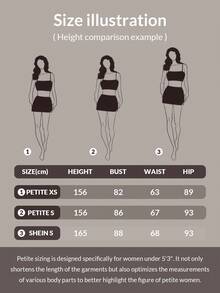 SHEIN PETITE Knitted Coated Women's Leggings, Light Gold - Gold - View 5