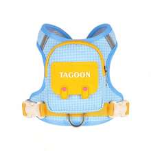 PETSIN 1pc Pet Dog Backpack With Towing Rope For Outdoor Walking, Portable Storage Chest Strap For Small And Medium-Sized Dog Backpacks, Breathable Chest Strap For Towing Dogs, Outdoor Portable Storage Rope - Multicolor - View 23