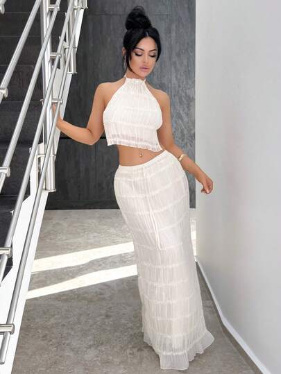 Vassilux Conjunto de dos piezas para mujer para uso diario