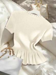 2026 Nuevo Cárdigan casual, elegante y versátil de primavera/verano para mujer,Adecuado para vacaciones, ir al trabajo, vacaciones de verano, ropa de playa, elegante. - Beis - Ver 2