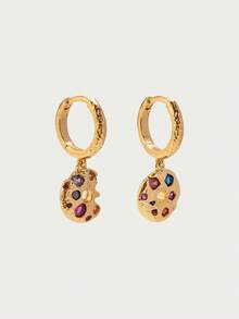 Glisma Women's Earrings,Premium/Old Money/Classy,Sexy/Vintage,For Mom/Women/Girl/Mother,Summer/Beach/Prom/Party - Gold - View 2