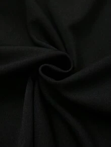 SHEIN Clasi 大码优雅时尚高品质经典简约百搭修身半身裙，适合约会和聚会等场合 - 黑色 - 查看 7
