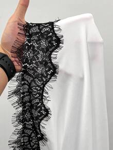 Glyssa Women's Lace Patchwork Ruffle Waist Sexy Spaghetti Strap Party Mini Dress - Apricot - View 8