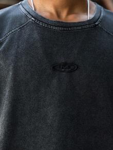 PAVTROS Camiseta de tirantes casual y suelta con gráfico de letras y cuello redondo, para verano - Negro - Ver 3
