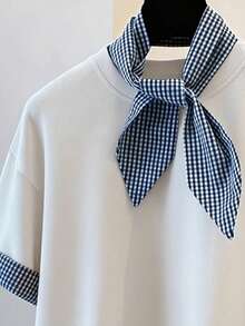 Franclia Summer Vacation Flattering Pale Yellow Lace Patchwork Shirt, Gentle Ruffled Collar Puff Sleeve Embroidered Textured Elegant Blouse - White - View 3