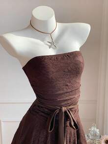 Comfortcana 女士迷你连衣裙 - 棕色 - 查看 6