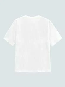 Modcrash 男士新款时尚嘻哈印花T恤 - 白色 - 查看 2