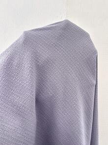 Shapeblank Bộ đồ hai mảnh ngắn tay màu tím dành cho nữ cỡ lớn, phong cách xuân hè, thoải mái, rộng rãi, cơ bản, đa năng, tôn dáng, chất liệu vải có họa tiết, thích hợp mặc hàng ngày, cơ bản, có thể mặc khi đi máy bay, quần hoặc bộ đồ. - Màu tím - Xem 7