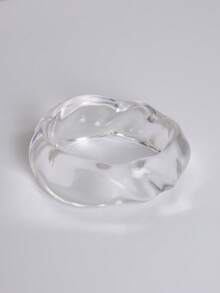 MUSERA 抽象透明手镯春夏海滩游泳节度假可爱日常 - 透明色 - 查看 2