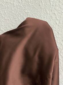 Firerie Áo kiểu nữ thanh lịch, thời trang mới, phù hợp đi làm, đi nghỉ mát, dự lễ hội âm nhạc, xếp ly bất đối xứng, màu mơ, mùa xuân/hè. - Màu Khaki - Xem 7