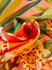 Tween Girls' Vacation Floral Print Jumpsuit - Multicolor - View 6