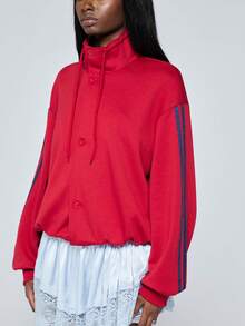 COUREZ Women Sweatshirts - Red - View 7