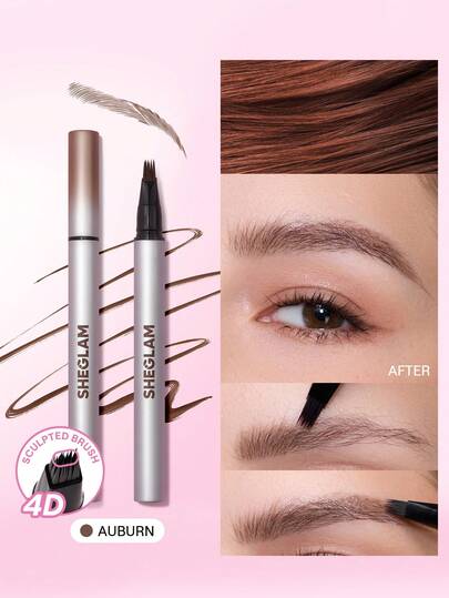 SHEGLAM Brow-Fection Micro-Stroke 直液眉筆-06 Auburn 品牌 美容 化妝 化妝品 適合女性與女孩 完美搭配夏季春季 Y2K 時尚 流行 生日 母親節禮物 假期 派對準備就緒 最佳顏色
