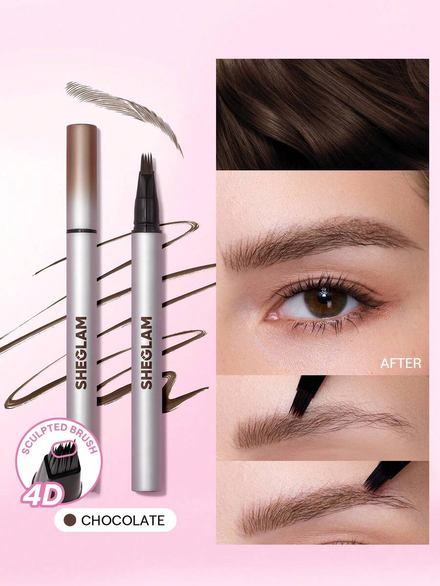 SHEGLAM Brow-Fection Micro-Stroke 直液眉筆-08 Chocolate 品牌 美容 化妝 化妝品 適合女性與女孩 完美搭配夏季春季 Y2K 時尚 流行 生日 母親節禮物 假期 派對準備就緒 最佳顏色 - Chocolate - 查看 1