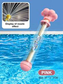 Bộ 4 khẩu pháo nước mùa hè, bình chứa nước dung tích lớn có thể kéo ra, thích hợp cho hồ bơi, bãi biển, sân cỏ và công viên nước. - Nhiều màu - Xem 10