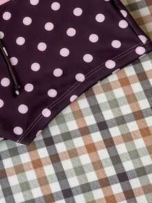 Elavelle Women's High Waist Bowknot Printed Bikini Bottom, Spring/Summer - Multicolor - View 5