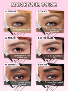 SHEGLAM Brow-Fection Micro-Stroke 直液眉筆-06 Auburn 品牌 美容 化妝 化妝品 適合女性與女孩 完美搭配夏季春季 Y2K 時尚 流行 生日 母親節禮物 假期 派對準備就緒 最佳顏色 - Auburn - 查看 5