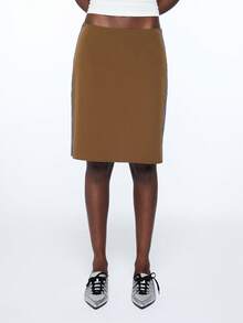 COUREZ Women Skirts - Brown - View 4