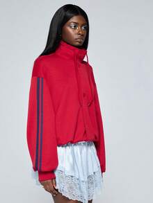 COUREZ Women Sweatshirts - Red - View 6