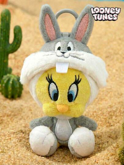 LOONEY TUNES X Joivida 崔弟联名3D毛绒钥匙扣，可爱站立造型，经典设计，可挂在包包、钥匙链、书包等处，适合包括青少年和成人在内的所有年龄段人群。