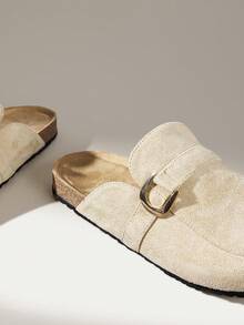 Solecia 女士休闲百搭日常穿搭平底鞋 - 杏色 - 查看 5