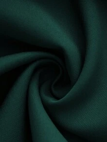 Franclia Petite Women's Casual Solid Color Minimalist Work Pants - Dark Green - View 5