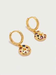 Glisma Women's Earrings,Premium/Old Money/Classy,Sexy/Vintage,For Mom/Women/Girl/Mother,Summer/Beach/Prom/Party - Gold - View 4