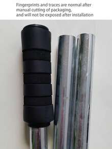 1个双轮腹部健身器材巨型轮腹部滚轮锻炼腹肌轮 - 黑色 - 查看 6