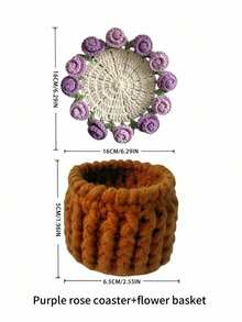 Đế lót ly bó hoa đỏ + Giỏ hoa Đế lót ly bó hoa hồng + Giỏ hoa Đế lót ly bó hoa vàng + Giỏ hoa - Nhiều màu - Xem 12