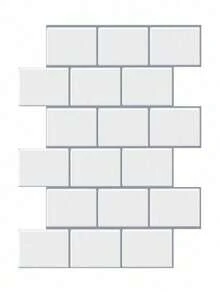 10/20 Sheets Kitchen Backsplash 3D Glossy Subway Peel And Stick Wall Tile Sticker Wallpaper - Multicolor - View 14