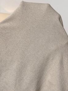 孕妇纯色圆领哺乳休闲百搭日常上衣 - 杏色 - 查看 7