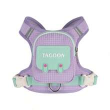 PETSIN 1pc Pet Dog Backpack With Towing Rope For Outdoor Walking, Portable Storage Chest Strap For Small And Medium-Sized Dog Backpacks, Breathable Chest Strap For Towing Dogs, Outdoor Portable Storage Rope - Multicolor - View 31