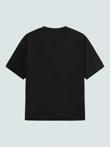 Modcrash 男士新款时尚嘻哈印花T恤 - 黑色 - 查看 2