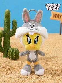 LOONEY TUNES X Joivida Tweety Bird,A Co-Branded 3D Plush Keychain, Cute Standing Shape, Classic Design, Can Be Hung On Bags, Key Chains, Schoolbags, Etc., Suitable For People Of All Ages Including Teenagers And Adults. - Multicolor - View 3