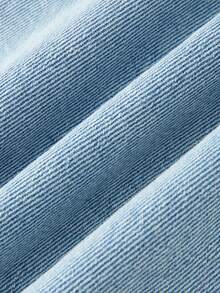 GlowEve 女士派对及音乐节水钻装饰牛仔裤 - 淺色水洗藍 - 查看 5