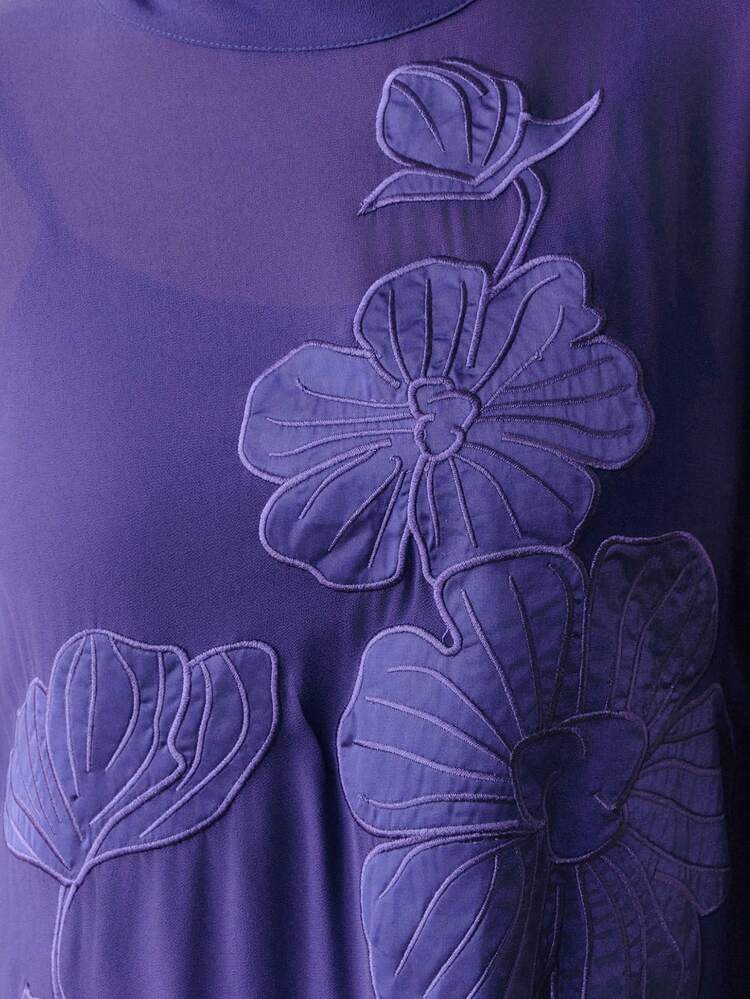 Plus Size Women Long Dress Middle East Style Embroidered Robe, Mother's Day Gift