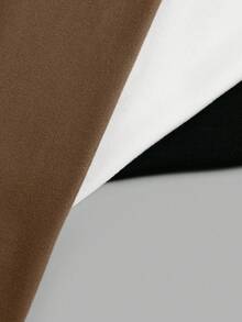 SHEIN LUNE Bộ 3 áo thun cổ tròn tay ngắn cơ bản, áo thun nữ công sở, áo thun tay ngắn cho nữ, bộ 3 áo. - Nhiều màu - Xem 7