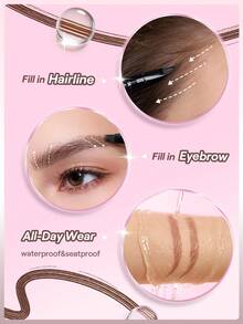 SHEGLAM Brow-Fection Micro-Stroke 直液眉筆-06 Auburn 品牌 美容 化妝 化妝品 適合女性與女孩 完美搭配夏季春季 Y2K 時尚 流行 生日 母親節禮物 假期 派對準備就緒 最佳顏色 - Auburn - 查看 4
