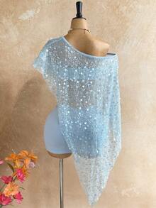 Soleia 春夏新款休闲度假西部海滩婚礼宾客着装毕业早午餐女士套装圣帕特里克节春假复活节音乐节优雅波西米亚热带魅力亮片情人节约会派对闪亮两件套 - 彩色 - 查看 2