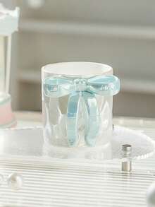 1PC Ceramic Cup With Bow Handle, Pink Bow Coffee Mug, Perfect For Friends' Gifts, Girlfriend Presents, Back-To-School Season, Christmas, Birthday, Valentine's Day, Water Cup, Or Couple's Cup - Multicolor - View 10