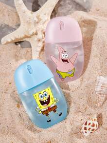 SpongeBob SquarePants | SHEIN 50毫升/1.8盎司可爱卡通糖果色塑料空分装瓶，按压式喷雾瓶，便携式可灌装喷雾瓶，可灌装清洁液、驱蚊液、护肤水等液体，可重复使用灌装瓶，礼品，适合日常使用，旅行必备，喷雾细腻，防漏，容器，浴室 - 彩色 - 查看 6