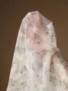 Anewsta 女士优雅印花长袖衬衫，尽显女性优雅气质，适合度假穿着 - 白色 - 查看 8