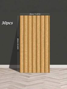 30 片光面墙裙、墙板、格栅、墙贴、翻新装饰板、壁纸、自粘防水防潮墙贴，适用于客厅、卧室、厨房、办公室等场所的墙面装饰。 - 多色 - 查看 13