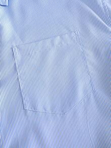 TOKVUE Men's Slim Embroidered Casual Loose Short Sleeve Shirt - Baby Blue - View 7