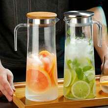 1 Bình đun nước ép bằng acrylic, bình nước lạnh, bình trà chống mài mòn cao, bình nước lạnh, bình đựng đồ uống thương mại - Trong sáng - Xem 8