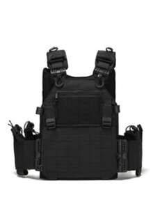 One-Button Quick Release Hunting Vest, Expandable & Detachable, Laser Perforated, Abrasion & Tear Resistant, Suitable For Outdoor Sports & Activities - Multicolor - View 10