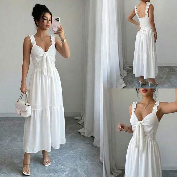 Maxi vestido de mujer, vestido de verano, ligero, femenino, hecho en México,Vestido de mujer, vestido largo